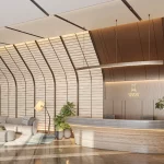 Đại sảnh căn hộ Orchard Heights thiết kế theo kiến trúc phòng chờ thương gia