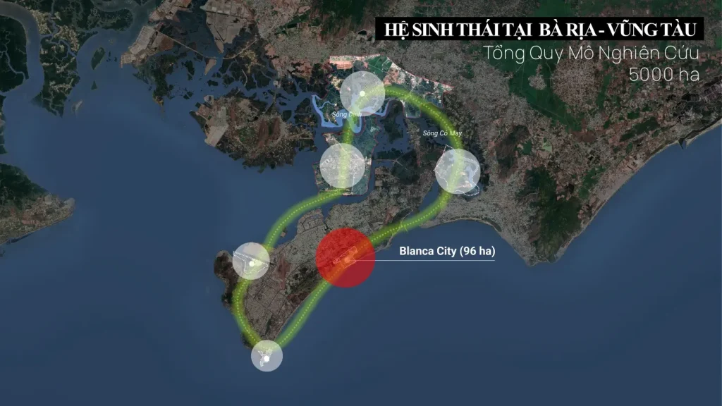 Hệ sinh thải Sun Group tại Vũng Tàu - Ảnh: Vị trí Blanca City