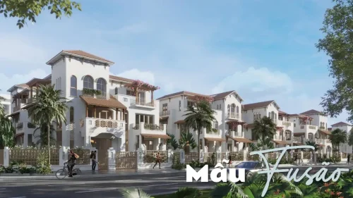 Mẫu biệt thự song lập Casa Blanca City - Nguồn: Sun Group